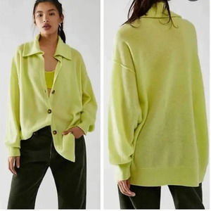 FREE PEOPLE Swim Too Deep Oversized Slouchy Cashmere Cardigan